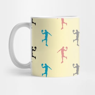 Basketball - Colorful Player Pattern Mug